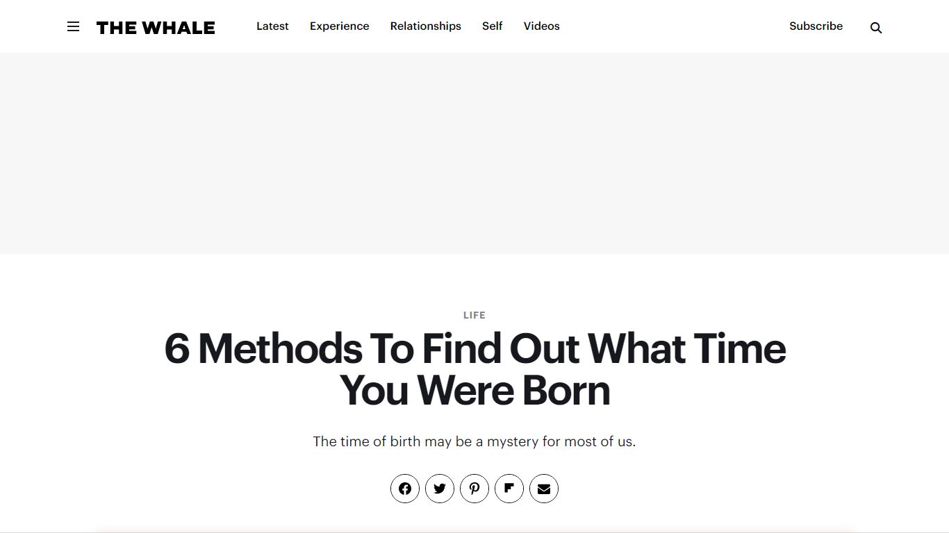 6 Methods To Find Out What Time You Were Born - The Whale